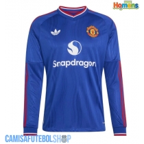 Camisa de time de futebol Manchester United Replicas 2º Equipamento 2026-27 Manga Comprida